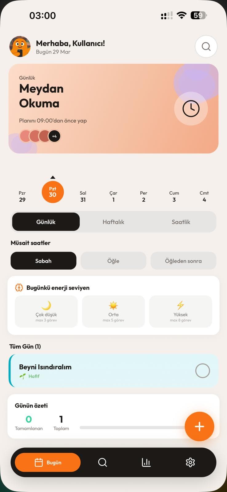 Günlük Planlayıcı