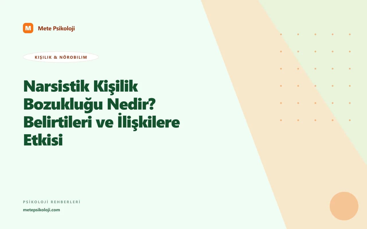 Narsistik Kişilik Bozukluğu Nedir? Belirtileri ve İlişkilere Etkisi